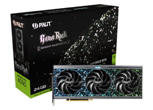 Palit GeForce RTX 4090 GameRock 24GB GDDR6X - 24GB GDDR6 RAM - Grafikkort