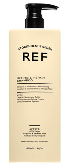 REF Ultimate Repair Sjampo 1000 ml - Gjenoppbyggende for Alle Hårtyper REF Ultimate Repair Sjampo 1000 ml - Gjenoppbyggende for Alle Hårtyper