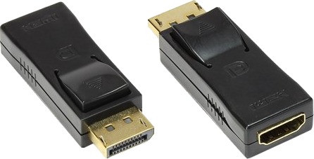 Alcasa Hdmi Displayport F/M Displayport Hdmi Sort