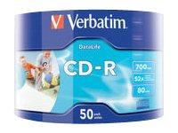 Verbatim DataLife - CD-R x 50 - 700 MB - lagringsmedier