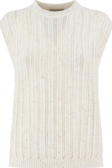 Antonelli Firenze Dame Strikkevarer Hvit M, Antonelli Firenze Dame Strikkevarer Hvit M,