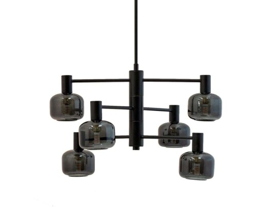 DybergLarsen - Arp 6 Lysekrone Black/Smoke