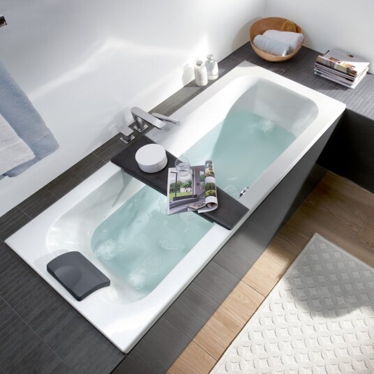 Villeroy & Boch Loop & Friends Square Badekar For Innbygging 180x80cm Hvit Alpin Villeroy & Boch Loop & Friends Square Badekar For Innbygging 180x80cm Hvit Alpin