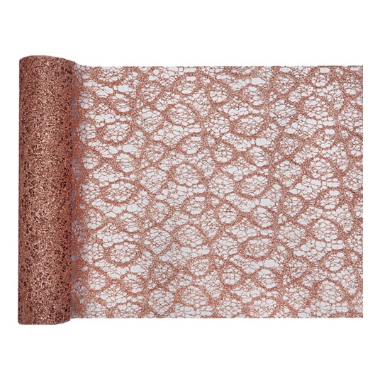 Santex Bordløper Roségull Metallic
