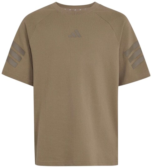 adidas Performance T-skjorte - Fremtid Icons 3S - Khaki Six/Blan - adidas Performance - 8 år (128) - T-skjorte Beige Brun