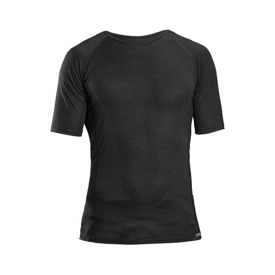 Gripgrab Merino Polyfibre Short Sleeve Base Layer Black XS, Black