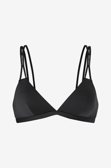 Calvin Klein Underwear - Bikini BH Longline Triangle RP - Svart