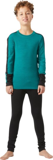Helly Hansen Lifa Midweight Merinoull Skiundertøy Barn Blå/Svart 164