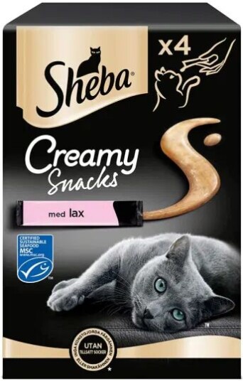 Sheba Creamy Snack Salmon 4X12G