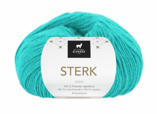 Du Store Alpakka Du Store Alpakka Garn Sterk Turkis 905 50g