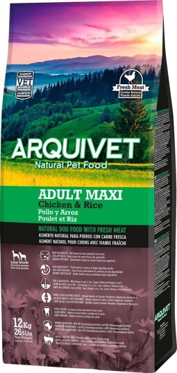 Arquivet tørrfôr Adult Dog Maxi Kylling 12 kg
