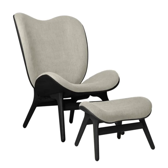 Umage A Conversation Piece Lounge stol Black Oak/White Sands Umage A Conversation Piece Lounge stol Black Oak/White Sands