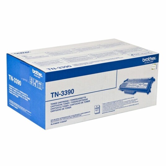 Brother Tn3390 - Svart - Original - Tonerpatron - For Brother Dcp-8250Dn, Hl-6180Dw