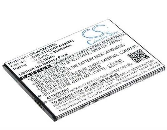 Acer Batteri (3200 mAh 3.8 V) passende til Acer Liquid Z630 Acer Batteri (3200 mAh 3.8 V) passende til Acer Liquid Z630