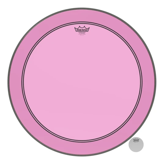 Remo P3 1324 CT PK Powerstroke P3 Colortone Pink Bass Drumhead 24"