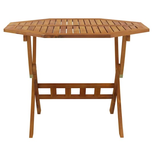 vidaXL Sammenleggbart hagebord 90x75 cm heltre akasie