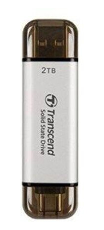 Transcend ESD310 SSD - 1TB - Sølv - Ekstern SSD - USB 3.2 Gen 2x1 Transcend ESD310 SSD - 1TB - Sølv - Ekstern SSD - USB 3.2 Gen 2x1