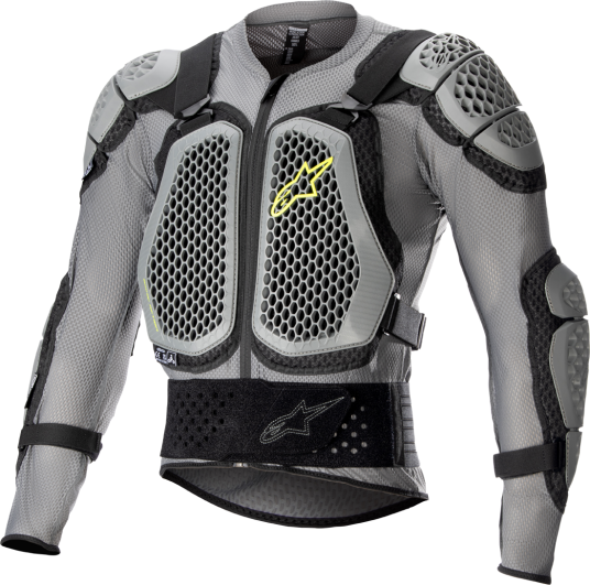 Alpinestars Bionic Action V2 Protective Jakke Gray Svart Gul Fluo