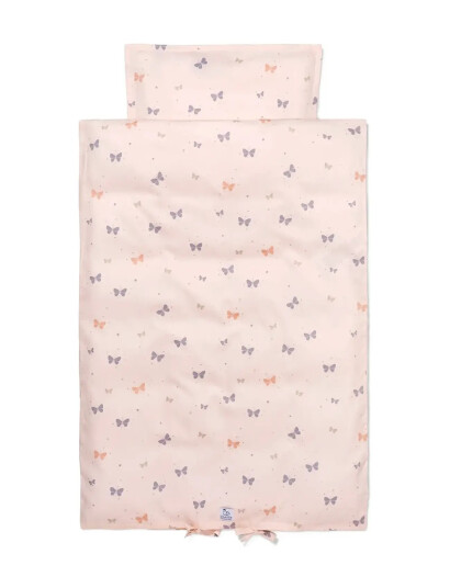Vanilla Copenhagen Sengetøj - Baby - Butterfly - Pink - 70X 100CM/40X 45CM Vanilla Copenhagen Sengetøj - Baby - Butterfly - Pink - 70X 100CM/40X 45CM