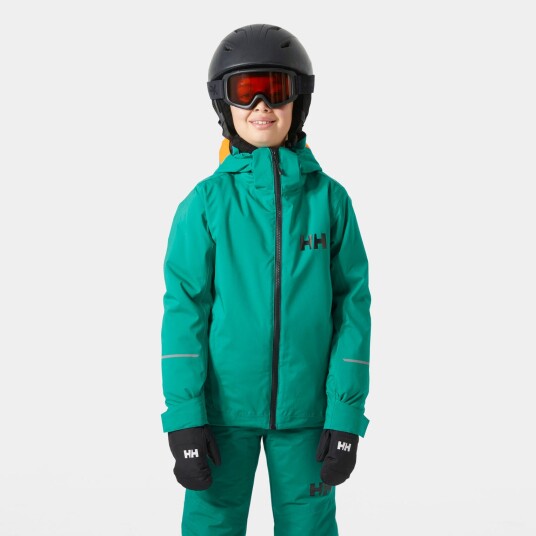 Helly Hansen Junior Quest Skijakke Grønn 164