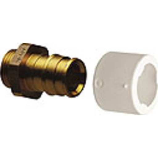 Uponor Aqua PLUS Adapter med O-ring 18 x 3/8", For Q&E fordeler