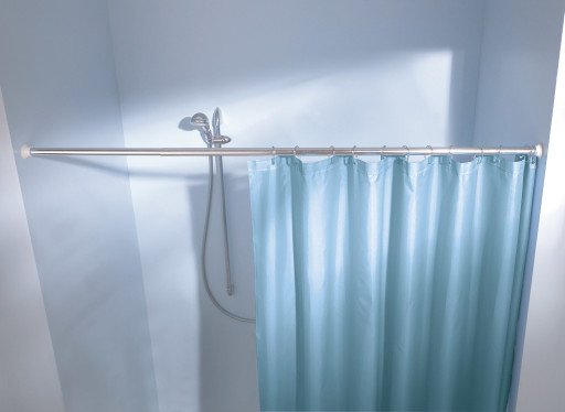 Kleine Wolke stang til dusjforheng 130-250 cm, sølv