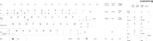 Contour Design Active Key Ak-C8112, Tastaturdeksel, Hvit Contour Design Active Key Ak-C8112, Tastaturdeksel, Hvit
