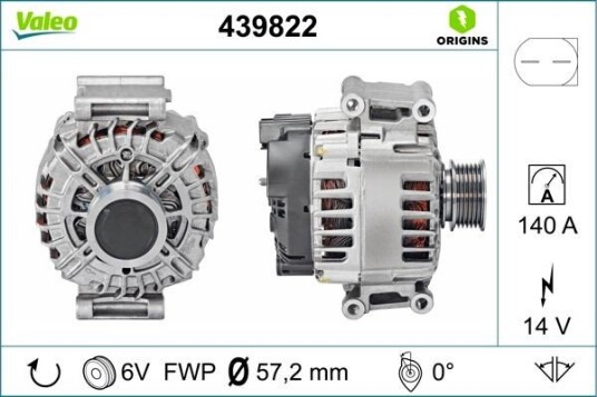 Dynamo VALEO 439822 Dynamo VALEO 439822