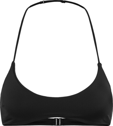 Weekday Minimal Halter Bikini Top   Black   XXS