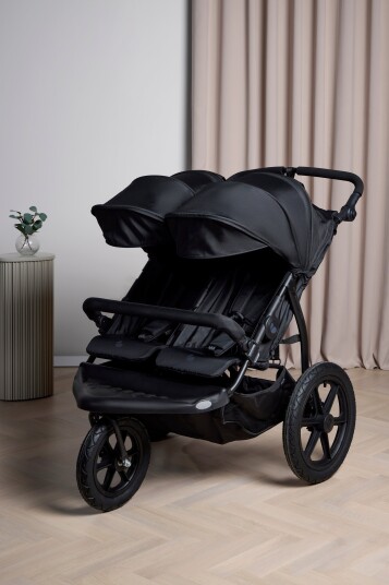 Beemoo Activity Twin Søskenvogn Black