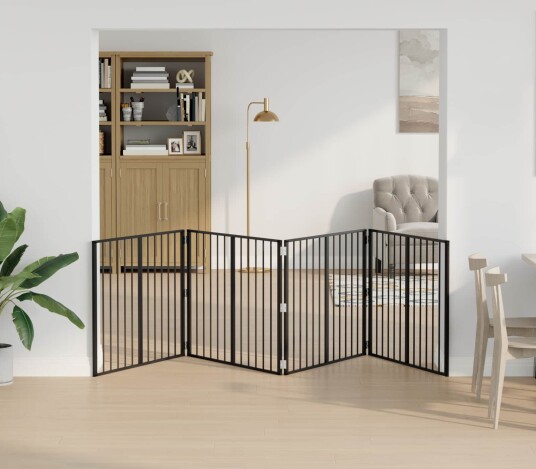 Vidaxl Hundeluke 4 Stk. Svart 100 X 80 cm Galvanisert Stål