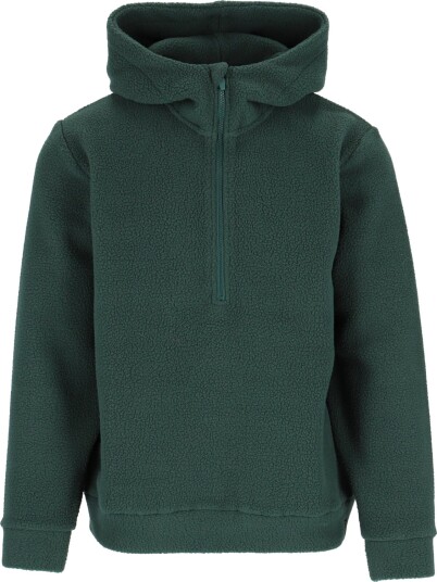 Twentyfour Mode Pile Hood Half Zip Grønn XL