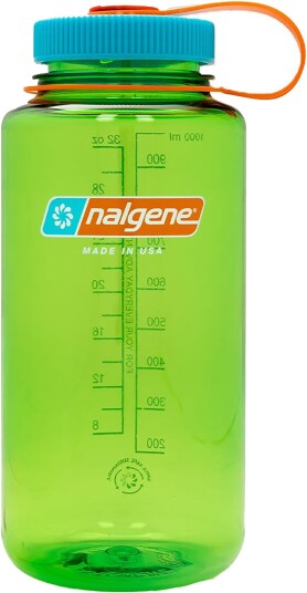 Nalgene 1L Wide Mouth Sustain Water Bottle Pear 1L