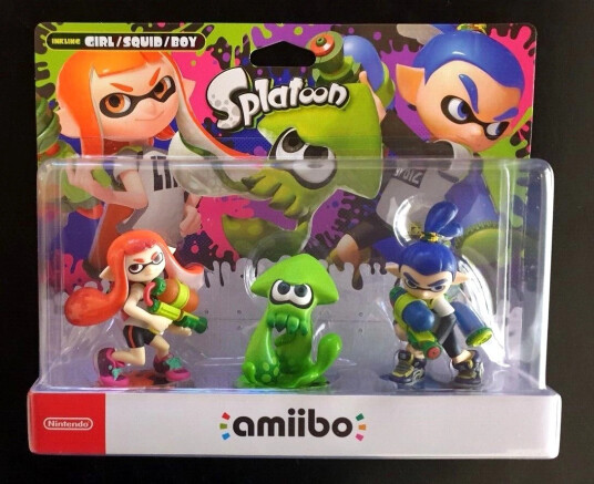 Nintendo Amiibo Splatoon Triple actionfigur (3-pakning, Jente Blekksprut Gutt) Nintendo Amiibo Splatoon Triple actionfigur (3-pakning, Jente Blekksprut Gutt)