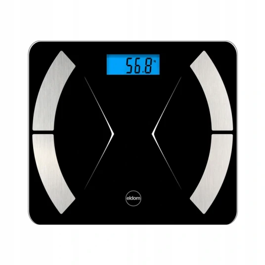 Intelligent badevekt bluetooth Eldom TWO500 Svart Intelligent badevekt bluetooth Eldom TWO500 Svart