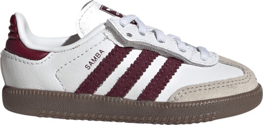 Adidas Originals Samba OG I Borrelås Sneakers Barn Bordeaux/Hvit 25 Adidas Originals Samba OG I Borrelås Sneakers Barn Bordeaux/Hvit 25