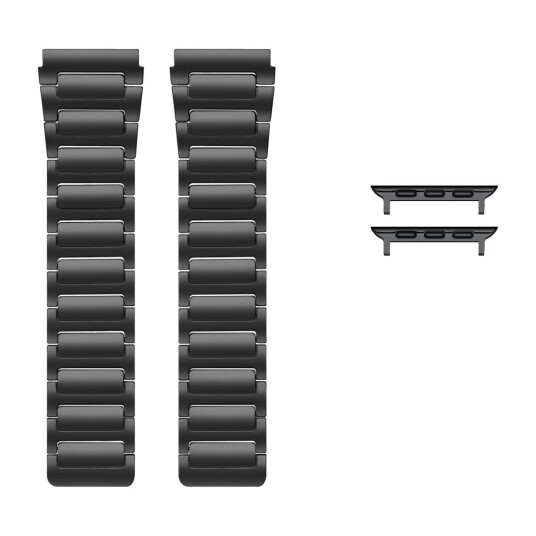 Triacle Natural magnetisk stållenke armbånd universal 20mm Svart