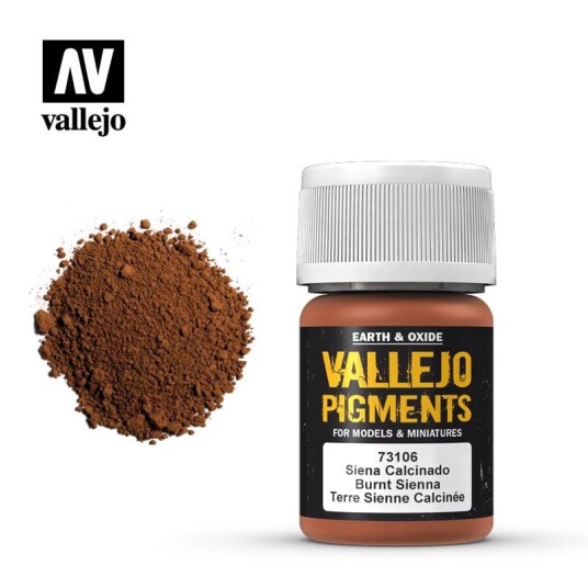 Vallejo Pigments Burnt Sienna 35ml