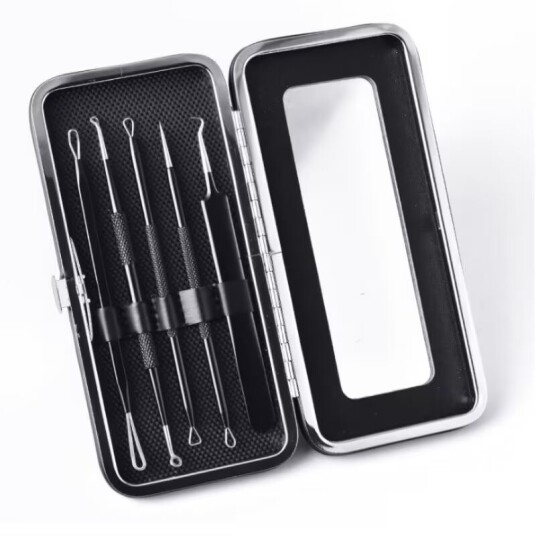 INF 5 Pack Blackhead Remover Acne Needle Tools Kit Sort INF 5 Pack Blackhead Remover Acne Needle Tools Kit Sort