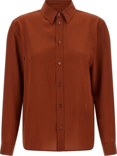 Saint Laurent Dame Bluser & Skjorter Oransje L,