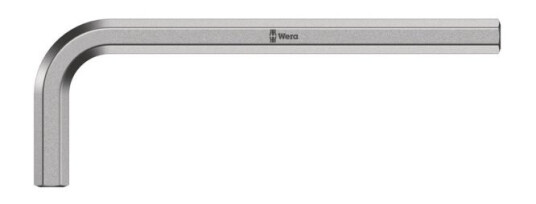 Wera 05021085001, L-Formet Hexnøkkel, Metrisk, 17 Mm, Kromfarget, 14 Cm, 5,6 Cm