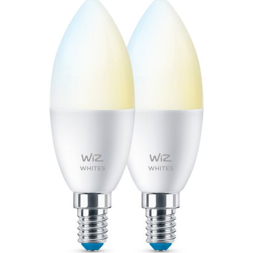 WiZ Lyskilde WA 4,9W C37 E14 WiFi 2pk - 60438 WiZ Lyskilde WA 4,9W C37 E14 WiFi 2pk - 60438