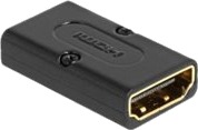 Delock Hdmi Adapter Med Ethernet Hdmi Hann Til Hdmi Hunn Svart 8 K 60 Hz 7680 X 4320 Støtte