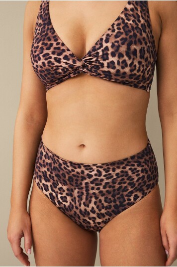 Ellos Collection Bikiniunderdel med middels høy midje Brun