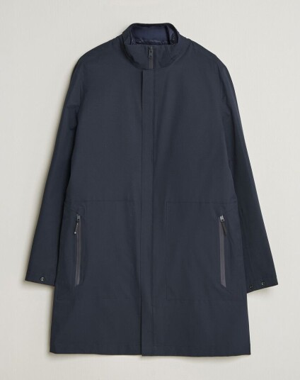Woolrich Two Layer 2 in 1 Carcoat Melton Blue