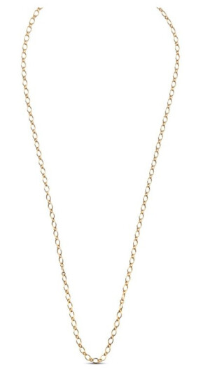 Enamel Copenhagen Simple Necklace Forgylt Sølv Sterling 925 0 50 cm