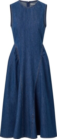 Second Female   Denimkjole Lukana Denim   Blå