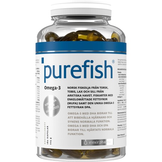 Elexir Pharma Purefish 180 stk Elexir Pharma Purefish 180 stk