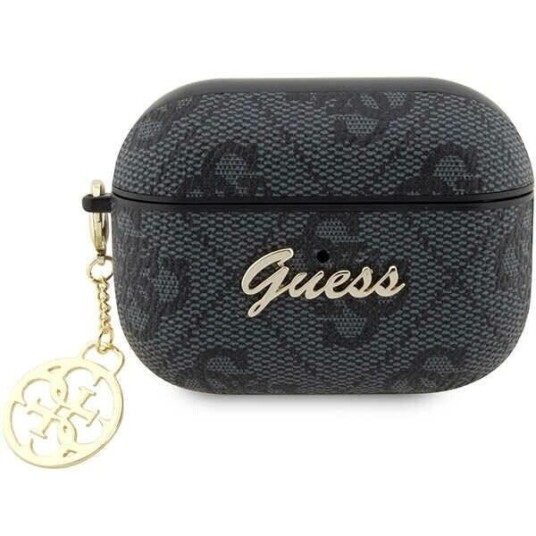 Veske Guess Guap2g4gsmk Airpods Pro 2 Deksel Svart/Sort 4G Charm Collection