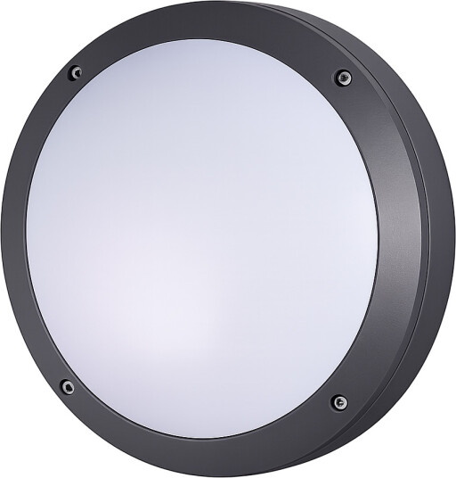 R Line Malaga LED VeggArmatur 15W 3000K IP65 Grafitt